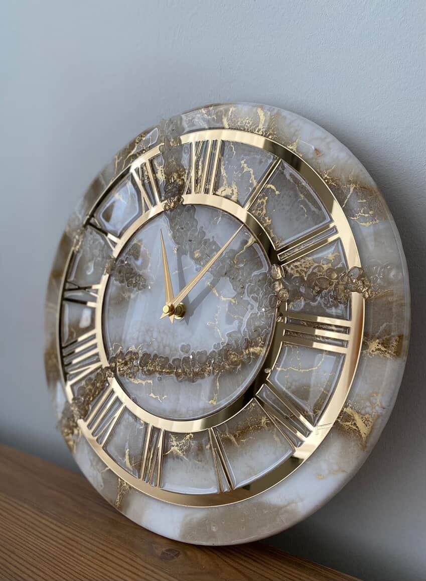 Gilded Aura Clock