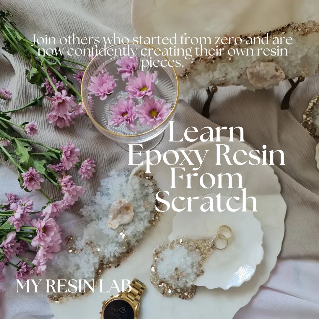 Learn Epoxy Resin From Scratch & Create Stunning Resin Art — Even If You’ve Never Touched Resin Before + INDIVIDUAL SUPPORT
