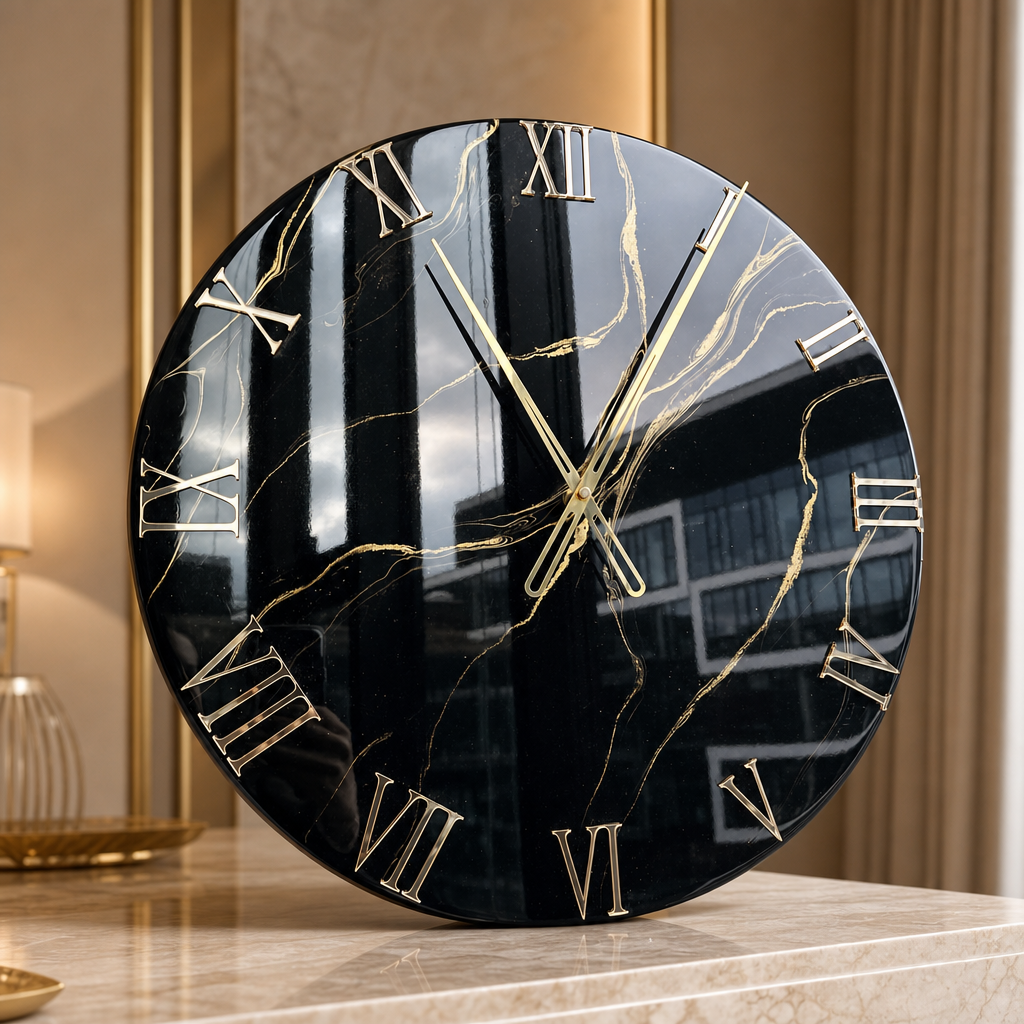 Midnight Vein Clock