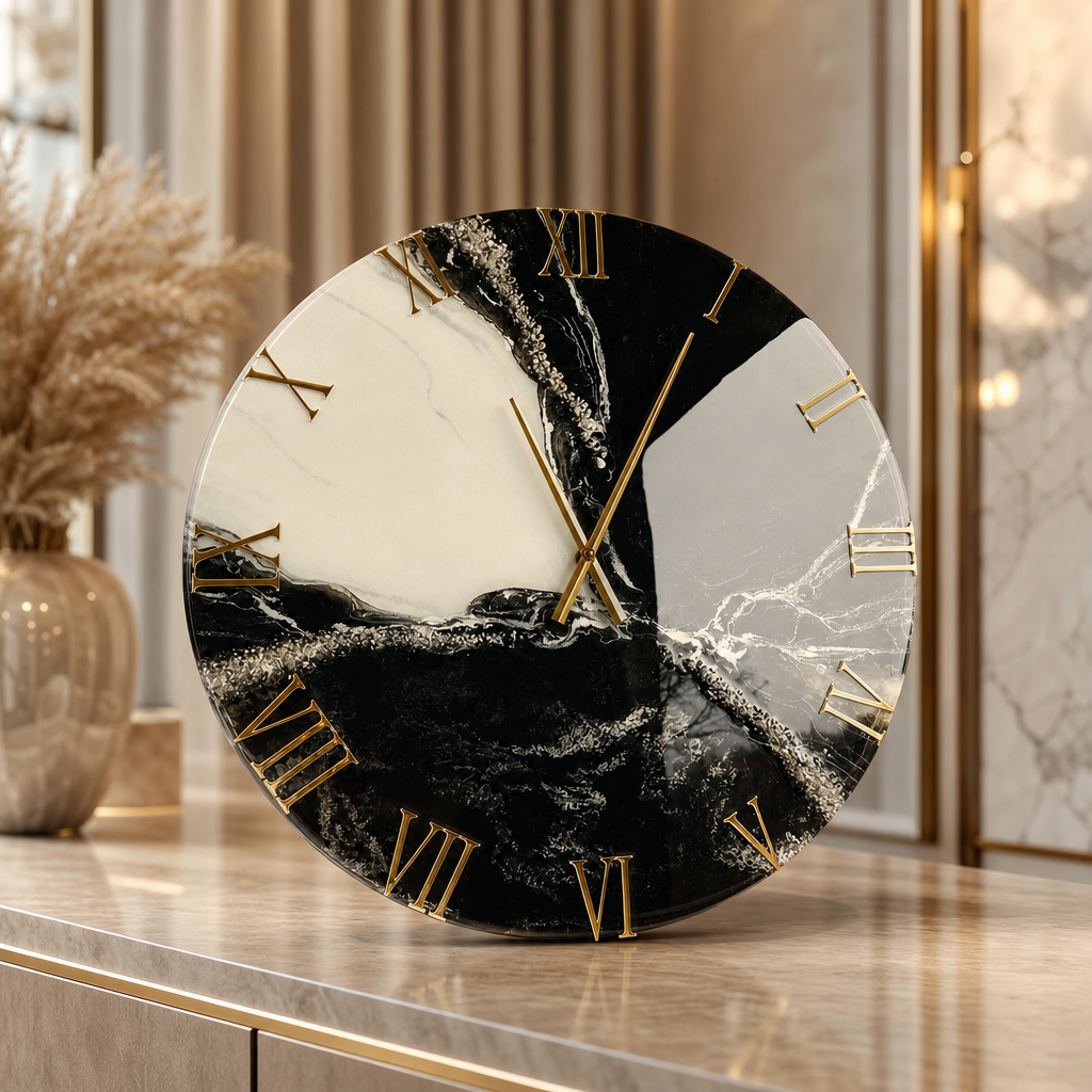 Monochrome Rift Clock