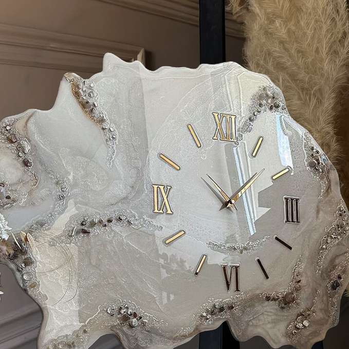 Mineral Whisper Clock